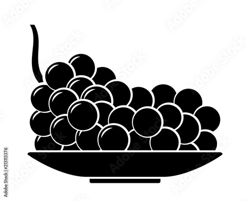 grape on plate