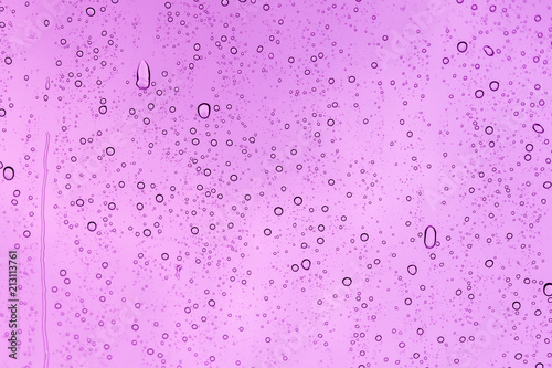 water drops on glass, texture, abstract background, summer rain, purple