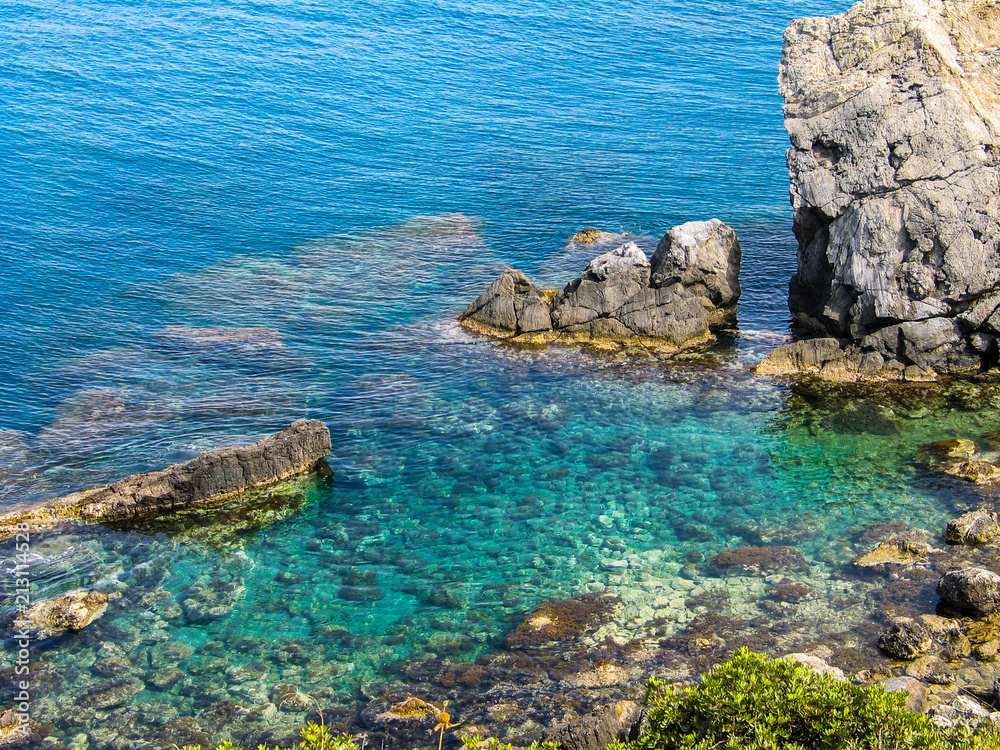 Lagune auf Kreta, Griechenland