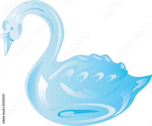 Wedding Ice Swan