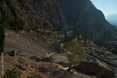Obraz na płótnie Delphi, Greece w salonie