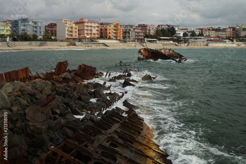Obraz na płótnie Nesebar, Bulgaria w salonie