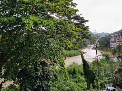View of the river Mahaweli Ganga in Kandy. The central part of Sri Lanka photo