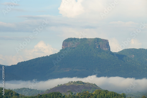 Bible Rock in the central part of Sri Lanka. Bathalegala mountain