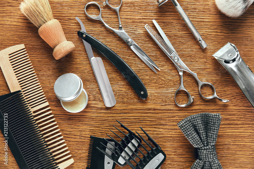 Men's Grooming Tools. Barber Shop Equipment And Supplies