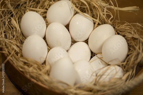 Eggs on Basket