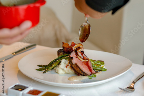 service at a fine dining restuarant
