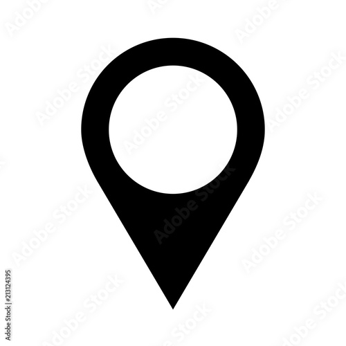 Location pointer icon. vector photo