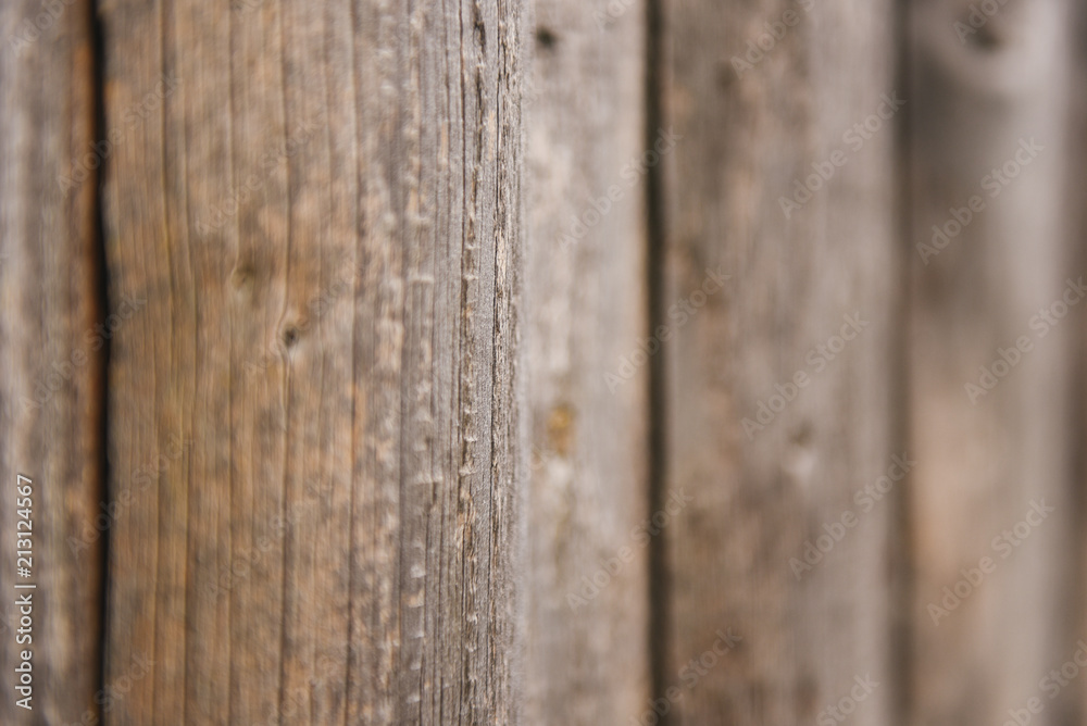 Fototapeta premium Wood wall background or texture. Natural pattern wood grey background