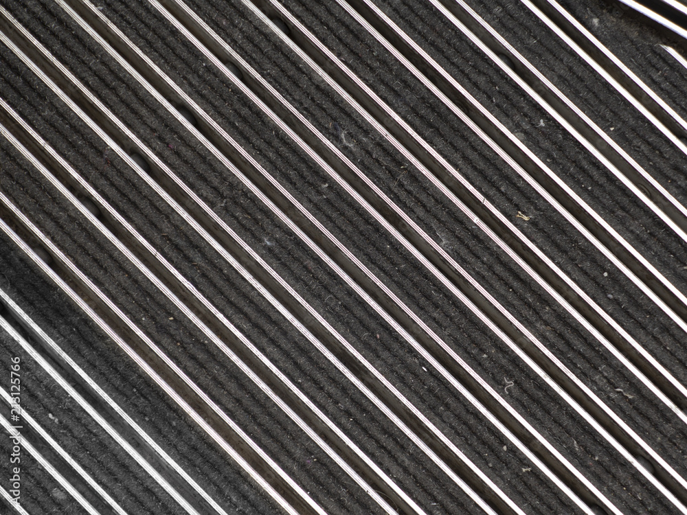 Obraz premium pattern of geometric metal floor