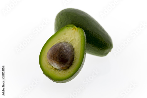 Avacado On White Background