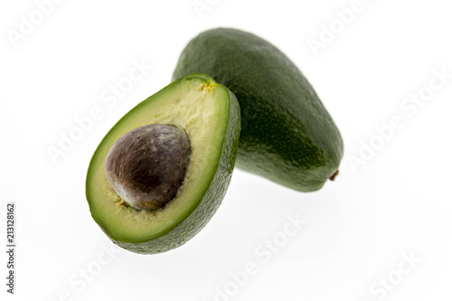 Avacado On White Background