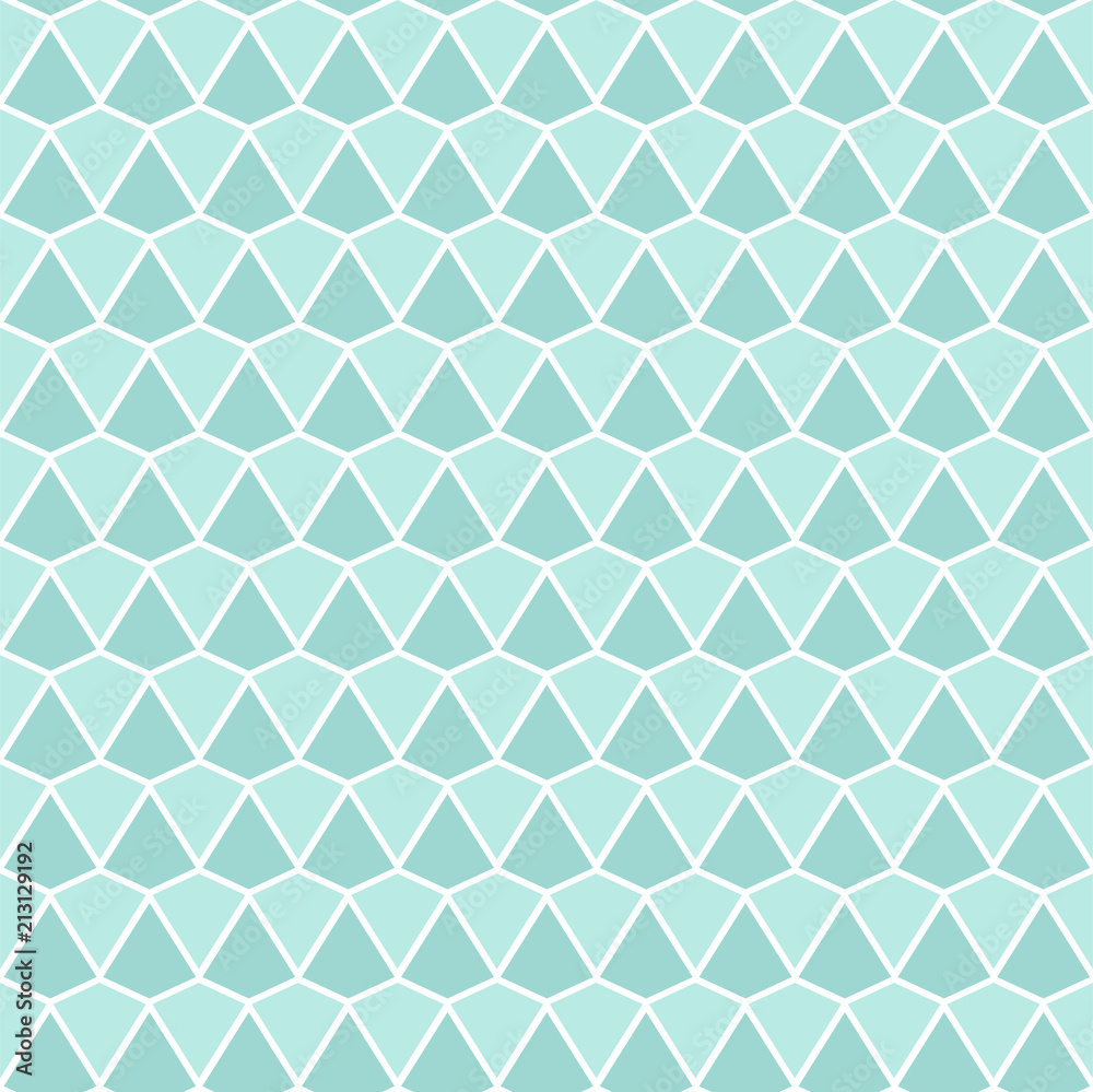 Abstract Blue Geometric Pattern. Vector Seamless Background. Abstract Blue Geometric Pattern. Vector Seamless Background.
