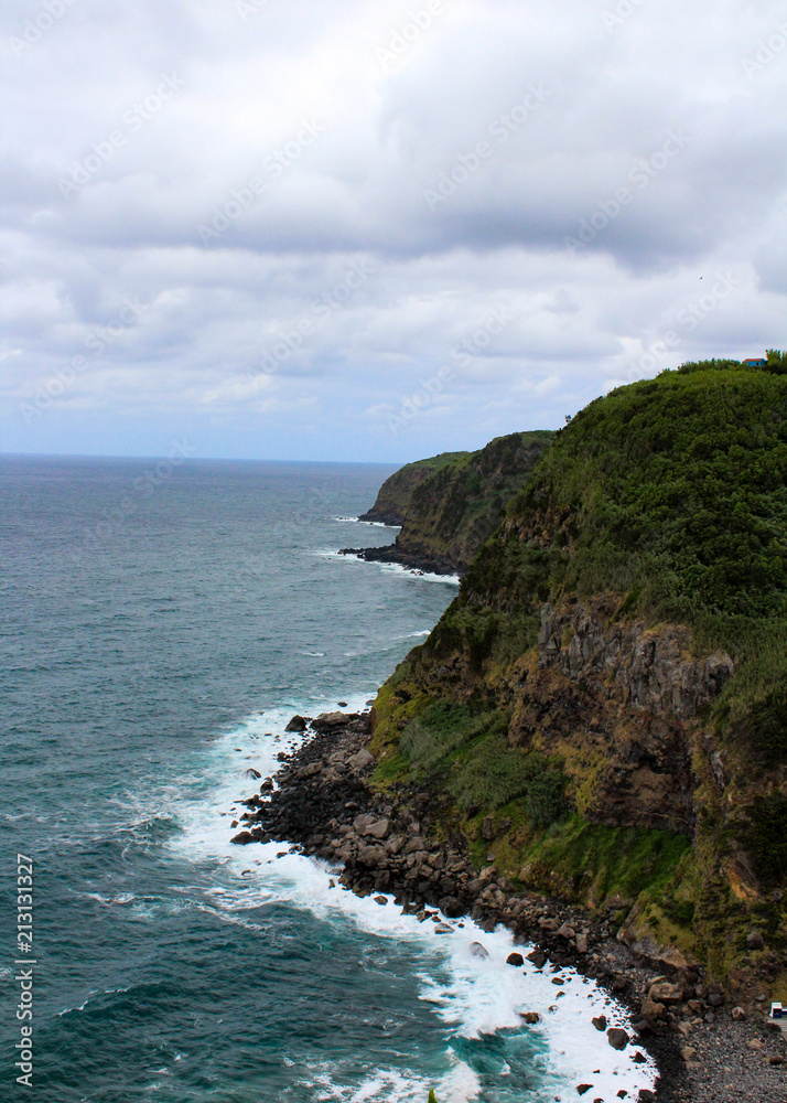 Coast line of Azores Coast line of Azores