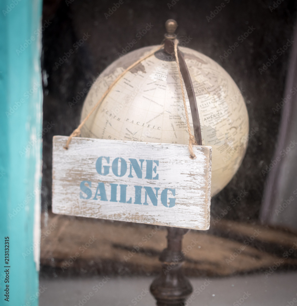 Gone sailing