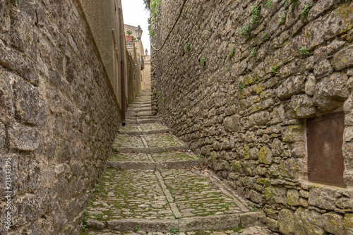 Fototapeta Naklejka Na Ścianę i Meble -  Medieval Town of Erice on Sicily