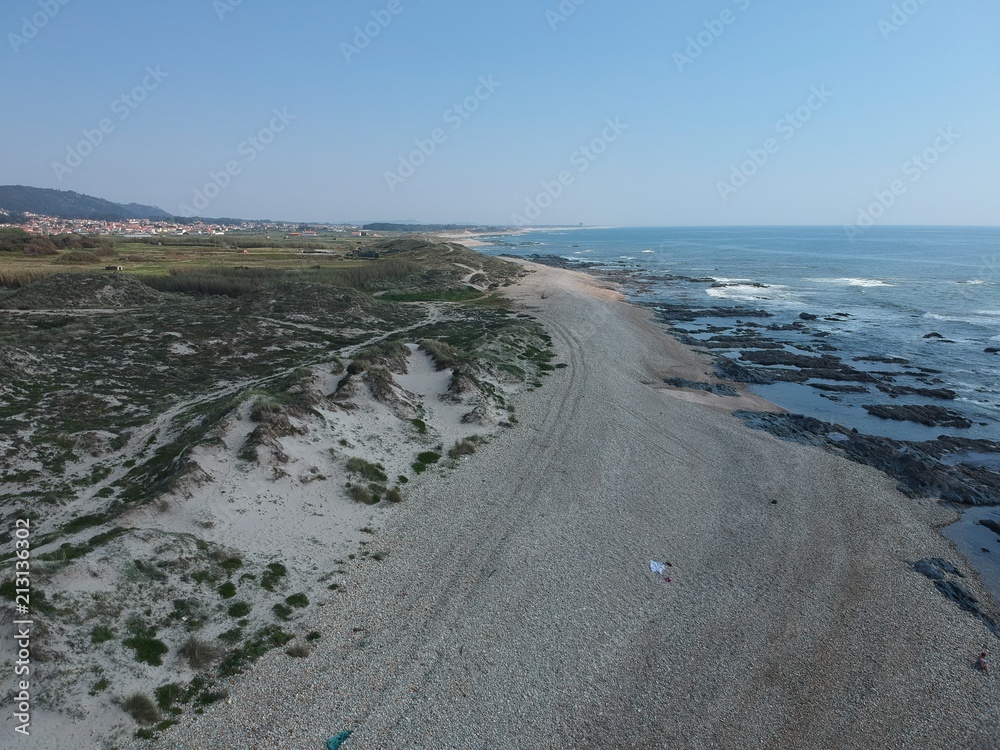 Looking South at pebble beach in Belinho Looking South at pebble beach in Belinho