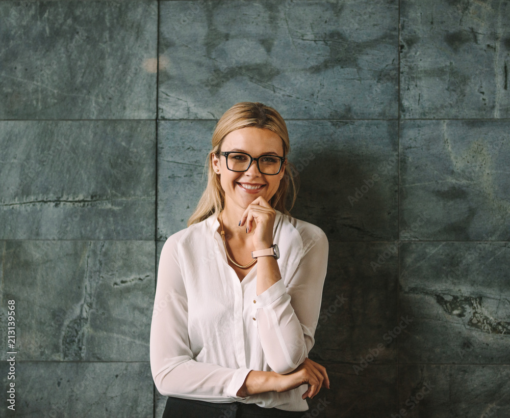 Portrait of beautiful young businesswoman Portrait of beautiful young businesswoman
