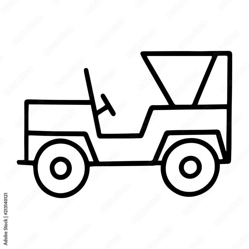 Car cartoon illustration isolated on white background for children color book Car cartoon illustration isolated on white background for children color book