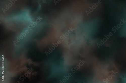 Colorful space nebula. Illustration, for use with projects on science, and education. Plasmatic nebula, deep outer space background with stars. Universe filled with stars, nebula and galaxy