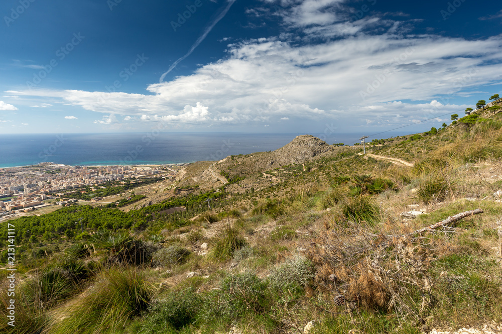 sizilianische Berglandschaft