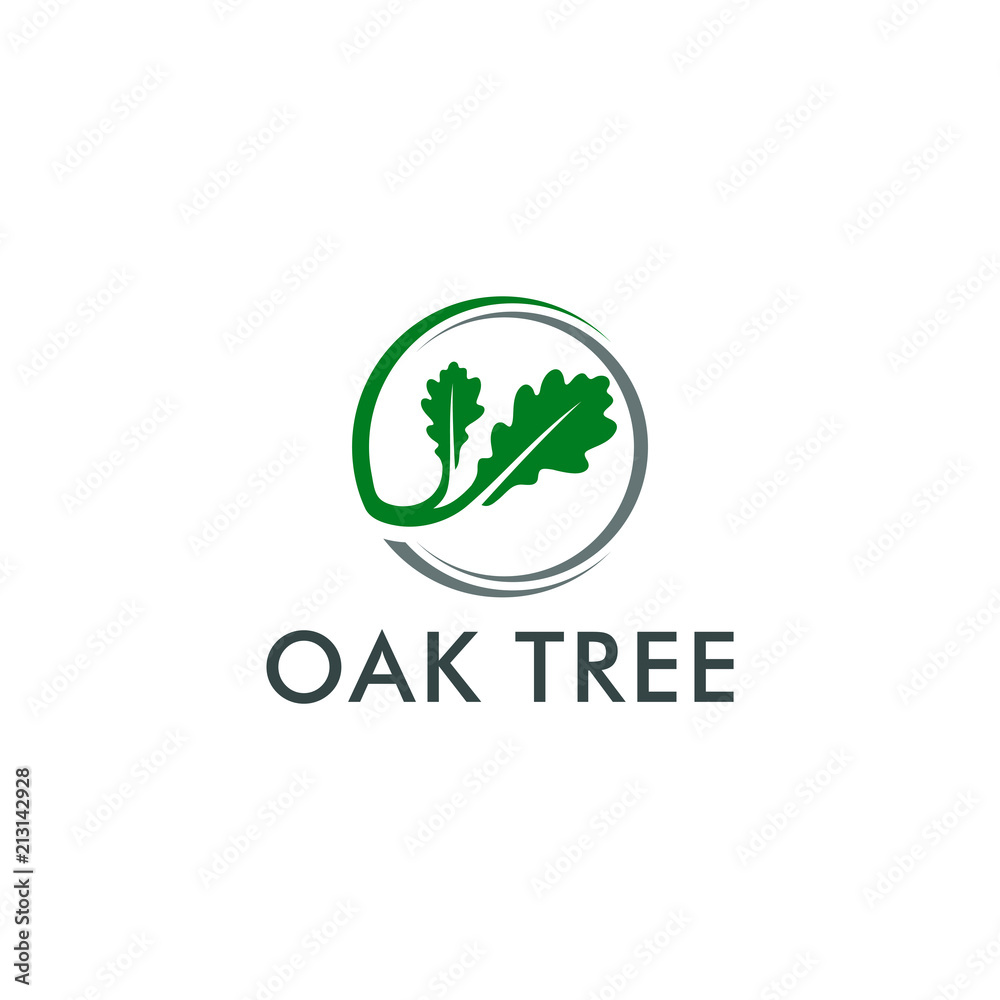 oak tree logo template vector illustration oak tree logo template vector illustration