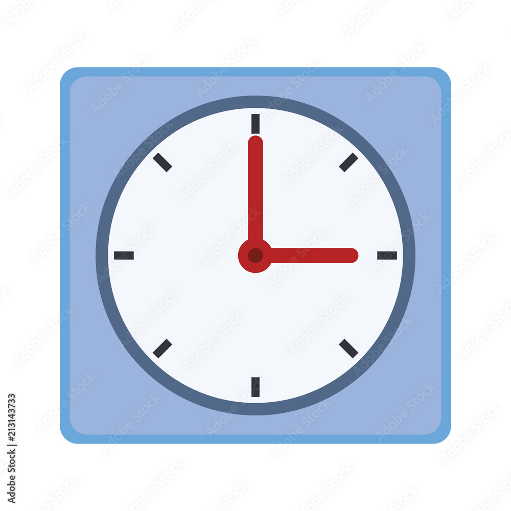 Wall clock isolated vector illustration graphic design Wall clock isolated vector illustration graphic design