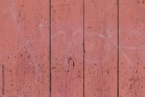 Parallel Planks of Red Wooden Barn Siding  © Jill Clardy