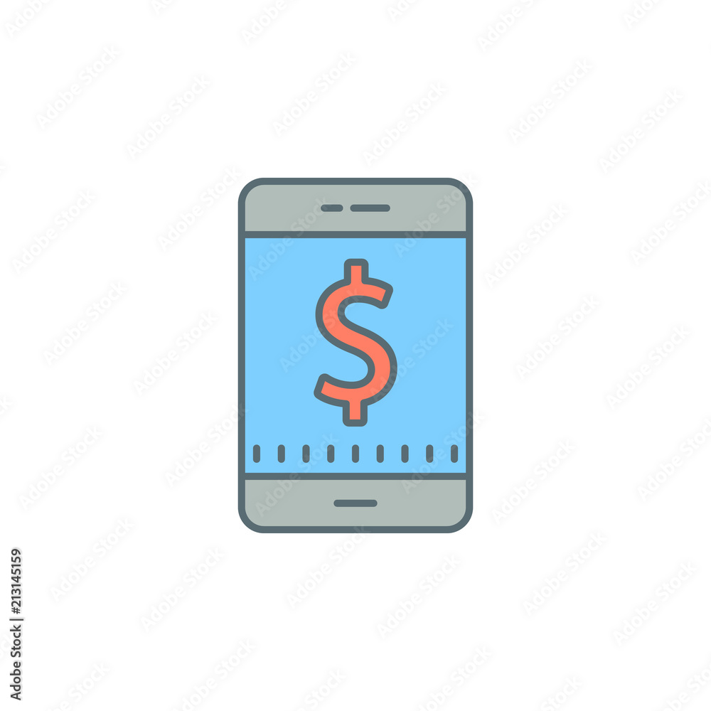 mobile banking dusk style line icon. Element of banking icon for mobile concept and web apps. Dusk style mobile banking icon can be used for web and mobile mobile banking dusk style line icon. Element of banking icon for mobile concept and web apps. Dusk style mobile banking icon can be used for web and mobile
