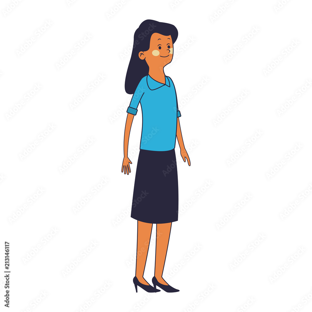 Executive business woman cartoon vector illustration graphic design Executive business woman cartoon vector illustration graphic design