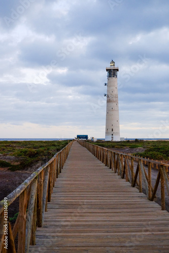 Lighthouse in Morro Jable Fuerteventura Spain