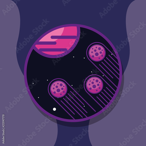 space galaxy cosmic card