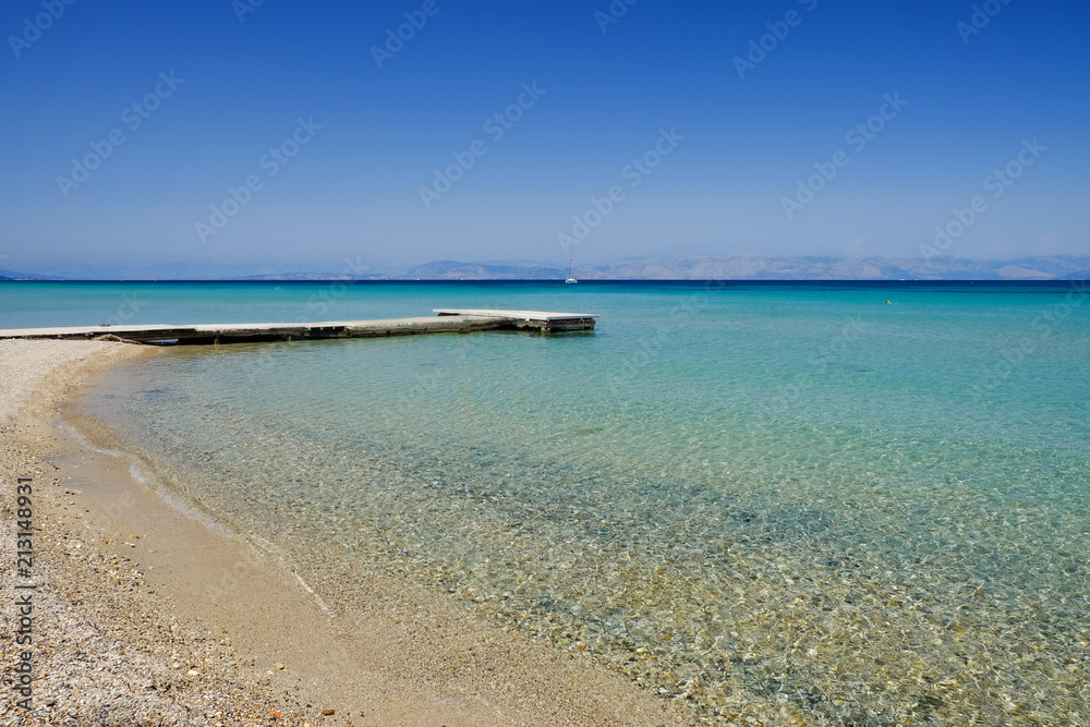 Sea view in Moraitika Corfu Greece