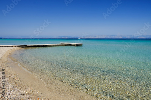 Εκτύπωση καμβά Sea view in Moraitika Corfu Greece