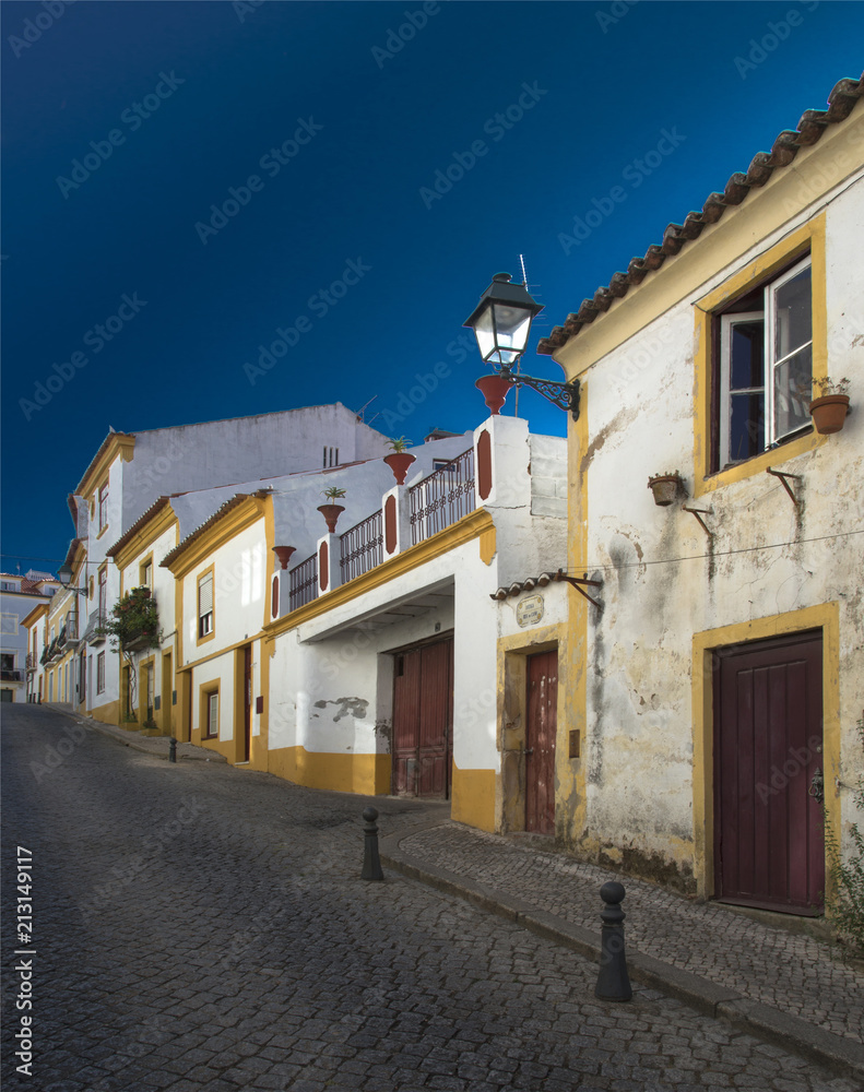 Rue à Abrantes, Ribatejo, Portugal