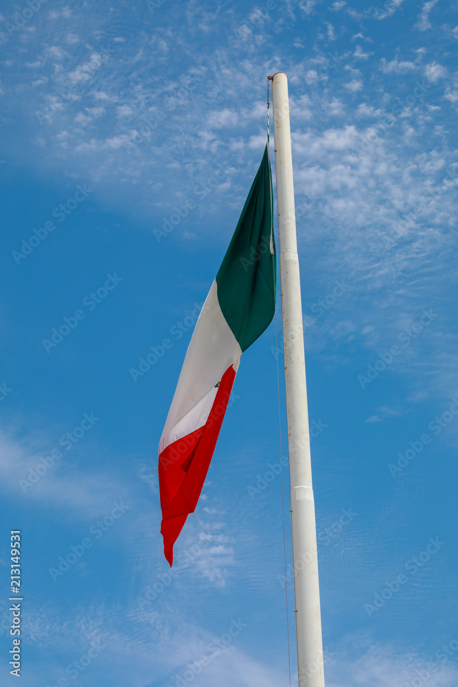 Flag of Mexico in Cabo San Lucas, Mexico