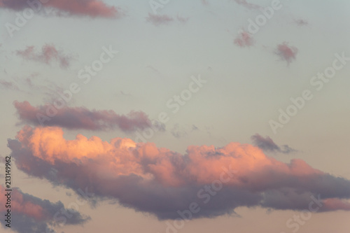 background. defocusing. beautiful clouds at sunset © Volodymyr