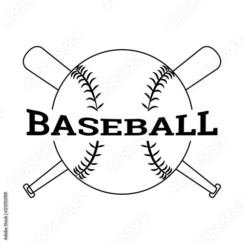 Abstract baseball label