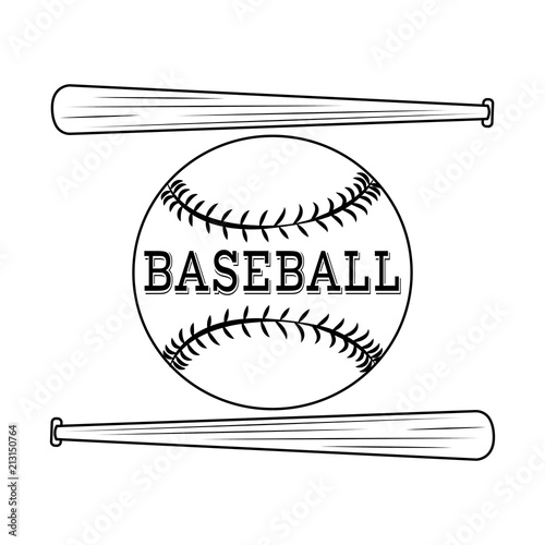Abstract baseball label