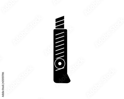 cutter construction repair fix engineering tool equipment image vector icon logo silhouette