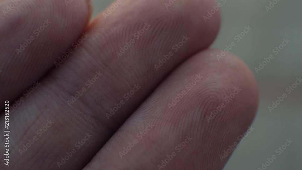 Macro view of a finger print on a human thumb over extreme macro Macro view of a finger print on a human thumb over extreme macro