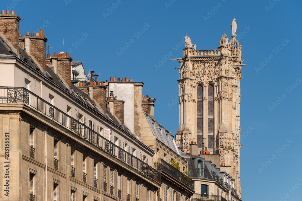 Saint-Jacques Tower (Tour Saint-Jacques) in Paris