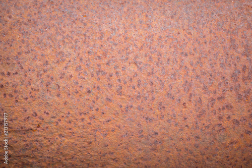 Red rust from old pump