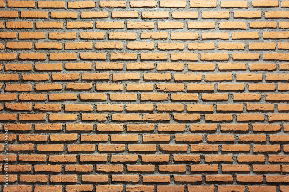 Obraz premium Old red brick wall texture background.