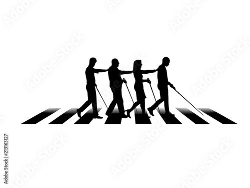blind people
