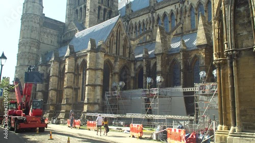 Lincoln Cathedral was used as a film set for The King, a Netflix Original movie. Set in 13th century England, produced by Brad Pitt. 
Director David Michôd, starring Joel Edgerton & Robert Pattinson.
