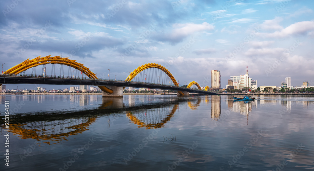 Dragon bridge in Da Nang City (Central of Vietnam)