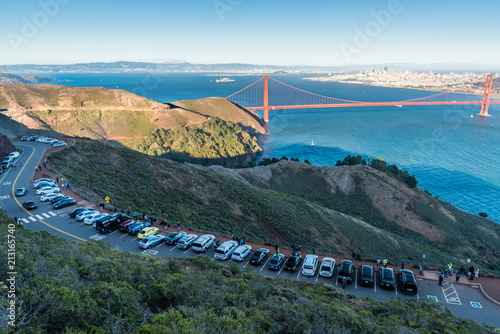 Photography Golden Gate Bridge View from Hawk Hill