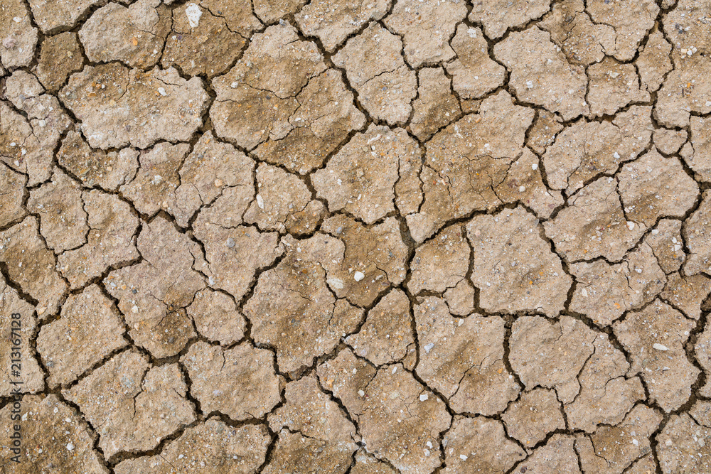 Dry cracked earth background, clay desert texture Dry cracked earth background, clay desert texture
