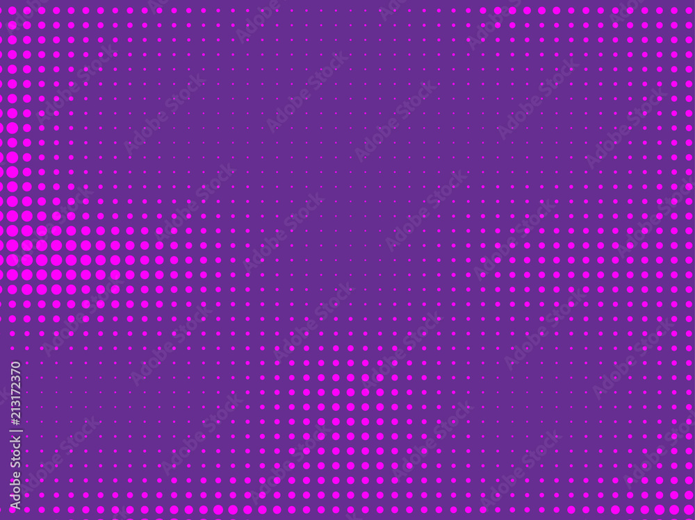Pink-violet, purple halftone background. Digital gradient. Abstract backdrop with circles, point, dots Pink-violet, purple halftone background. Digital gradient. Abstract backdrop with circles, point, dots